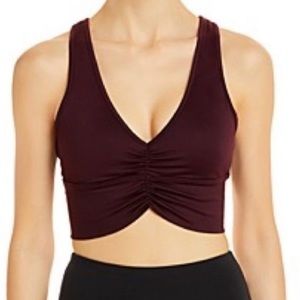 Alo wild thing bra raisin small
